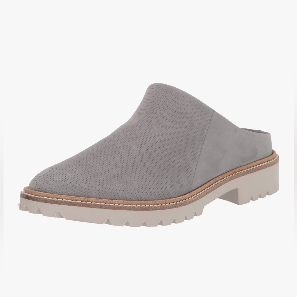 ECCO Womens Modern Tailored Slide Mule in Grey